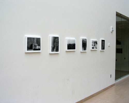 Same six photographs, seen from the other side.