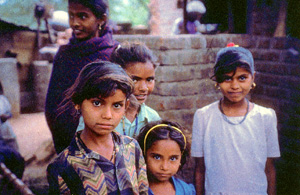 Children in Gujerat, India.