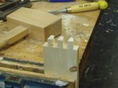 Pencil box construction.