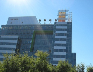 Photograph of a building that showcases sustainable design.
