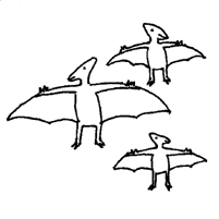 Cartoons of dinosaurs which cleverly illustrate concepts of isotope geochemistry.