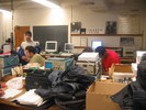 Students working in the lab.
