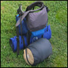 Photograph of a backpack.