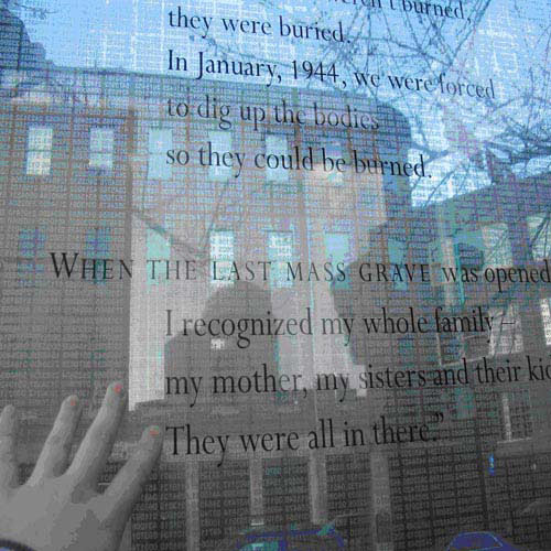Photograph of the Boston Holocaust memorial.