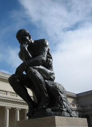 Photograph of bronze sculpture.