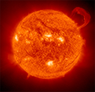 A photo of the Sun.