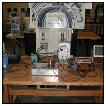 The Franck-Hertz experiment lab.